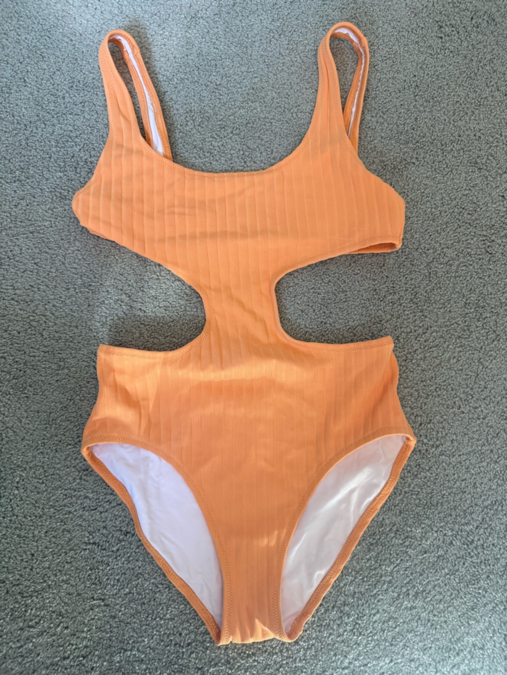 Solid & Striped Sarah Swimsuit Creamsicle Orange Small